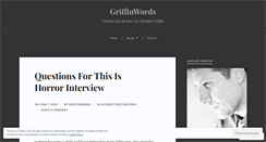 Desktop Screenshot of griffinwords.com